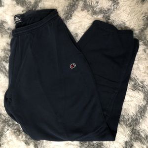 Vintage men’s champion navy blue sweatpants.